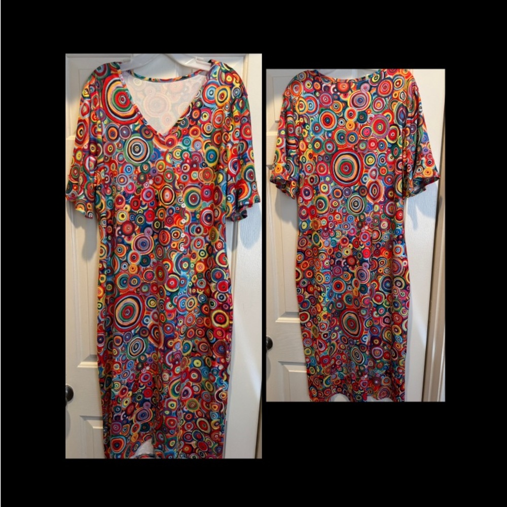 Colorful Circle Pattern Shirt